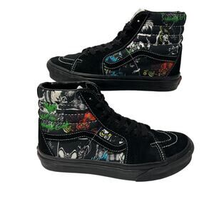 Vans Disney Sk8-Hi Shoes Womens 7 Mens 5.5 Disney 100 Black